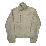 Patagonia Fleece Jacket - Medium Cream Polyester