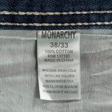 Monarchy Jeans - 38W 32L Blue Cotton