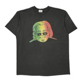 Jerry Garcia Hanes Single Stitch T-Shirt - XL Black Cotton Blend