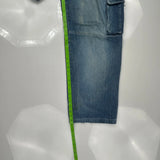 Unbranded Cargo Trousers - 38W 13L Blue Denim