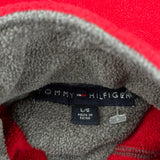 Tommy Hilfiger Fleece 1/4 Zip - Large Red Polyester