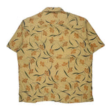 Solitude Floral Hawaiian Shirt - XL Orange Cotton