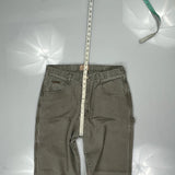 Schmidt Carpenter Trousers - 32W 31L Grey Cotton