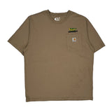 Connect Carhartt T-Shirt - Large Brown Cotton