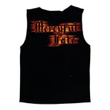 Single Stitch Melissa The Roxx Band Tank Top - Small Black Cotton