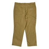 Carhartt Carpenter Trousers - 37W 30L Khaki Cotton