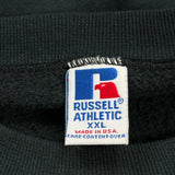 Made In USA Russell Athletic Nhl Sweatshirt - 2XL Black Cotton