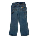 Age 6 Carhartt Double Knee Carpenter Jeans - XS Blue Cotton