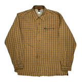 The North Face Checked Shirt - Large Blue Polyester