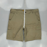 Carhartt Cargo Shorts - 38W 11L Beige Cotton