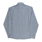 Tommy Hilfiger Slim Fit Shirt - Large Blue Cotton