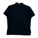 Polo By Ralph Lauren Polo Shirt - Medium Black Cotton