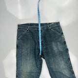 Wrangler Carpenter Jeans - 36W 30L Blue Cotton Blend