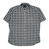 Tommy Hilfiger Checked Short Sleeve Shirt - 2XL Black & White Cotton