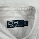 Polo By Ralph Lauren Shirt - Large White Cotton