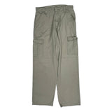Wrangler Cargo Trousers - 30W 32L Beige Cotton