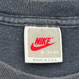 Jordan Nike Graphic T-Shirt - Medium Black Cotton