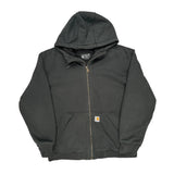 Carhartt Hoodie - Large Black Cotton Blend
