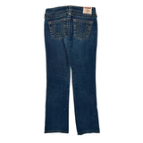 True Religion Boot Cut Jeans - 29W US 4 Dark Wash Cotton Blend