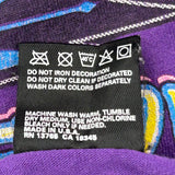 Fruit Of The Loom Single Stitch T-Shirt - XL Purple Cotton Blend