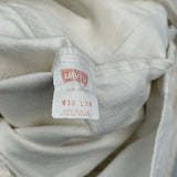 Made In USA Levis 505 Jeans - 30W 34L White Cotton