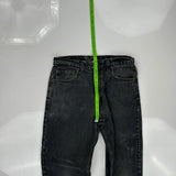 550 Levis Jeans - 32W 29L Black Denim