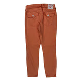 True Religion Skinny Jeans - 27W US 4 Orange Cotton