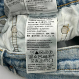 Levis 501 Jeans - 27W 30L Light Wash Cotton