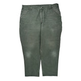 Carhartt Carpenter Trousers - 36W 30L Green Cotton