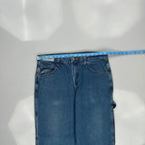 Red Kap Carpenter Jeans - 34W 35L Blue Denim