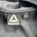 Reebok Fleece Jacket - Large Gray Polyester
