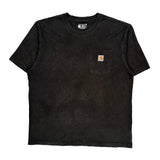 Carhartt T-Shirt - Large Black Cotton