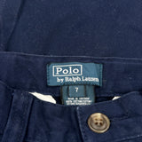 Age 7 Polo By Ralph Lauren Chinos - Small Navy Cotton