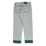 Levis Contrast Stitch Jeans - 28W UK 8 Light Wash Denim