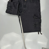Lee Cargo Cargo Shorts - 34W 11L Grey Cotton