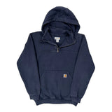 Carhartt Hoodie - Medium Blue Cotton Blend
