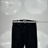 Levis 501 Jeans - 35W 29L Black Cotton
