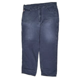 Carhartt Carpenter Trousers - 40W 34L Blue Cotton