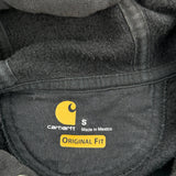 Lennox Logo Carhartt Hoodie - Small Black Cotton Blend