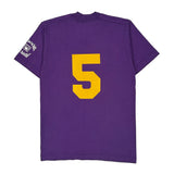 Lsu Fruit Of The Loom Single Stitch T-Shirt - Small Purple Cotton Blend