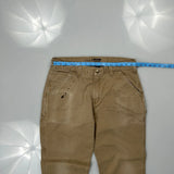Carhartt Carpenter Trousers - 34W 30L Khaki Cotton