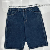 Dickies Denim Shorts - 33W 11L Blue Cotton