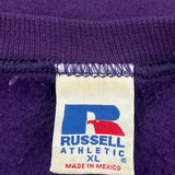 Avon Eagles Russell Athletic Graphic Sweatshirt - XL Purple Cotton