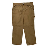 Schmidt Carpenter Trousers - 37W 30L Brown Cotton