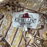 Gp Bellini Patterned Shirt - Large Multicoloured Cotton