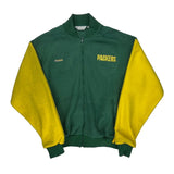Packers Columbia Bomber Jacket - Medium Green Polyester