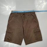 Nike Cargo Shorts - 34W 12L Brown Cotton