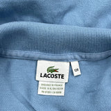 Lacoste Polo Shirt - Small Blue Cotton