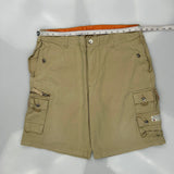 Tommy Hilfiger Cargo Shorts - 35W 9L Khaki Cotton