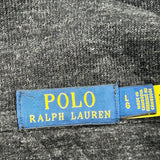 Polo By Ralph Lauren 1/4 Zip - Large Gray Cotton Blend